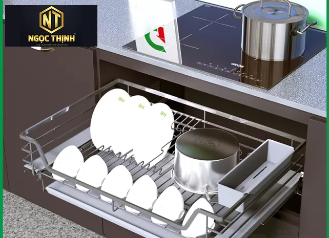 KỆ ĐỰNG BÁT ĐĨA ĐA NĂNG HỢP KIM SƠN NANO tại Hiệp Phước